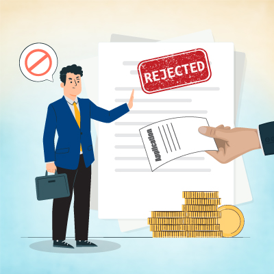 reasons for small business loans application rejection's